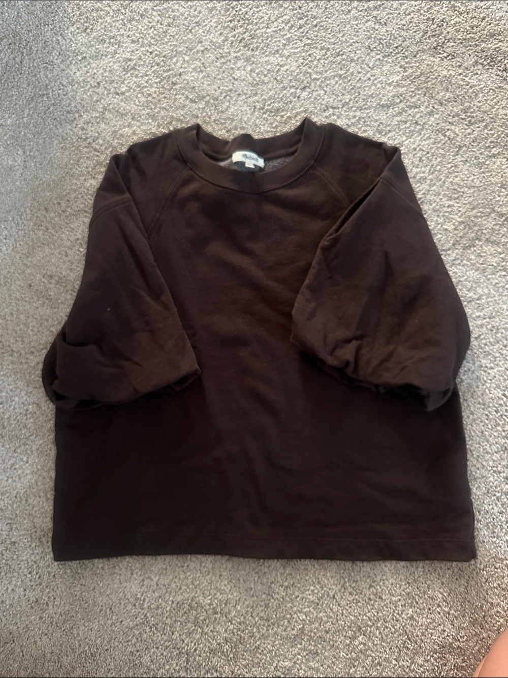 Madewell Kids Brown Long-Sleeve Puff Top
